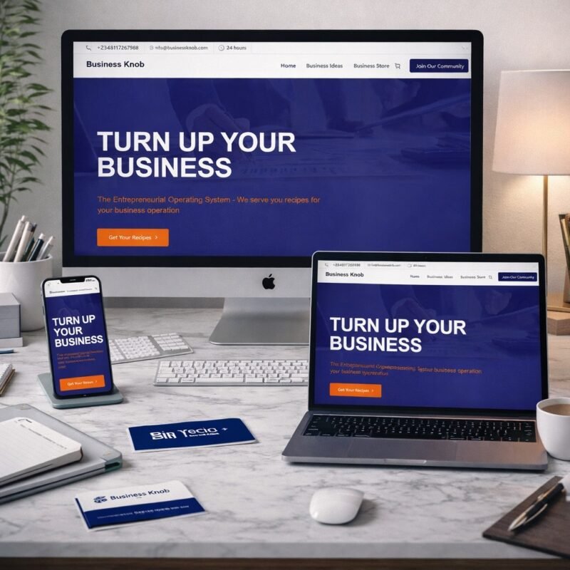 Professional Business Website + 5 Custom Corporate Emails